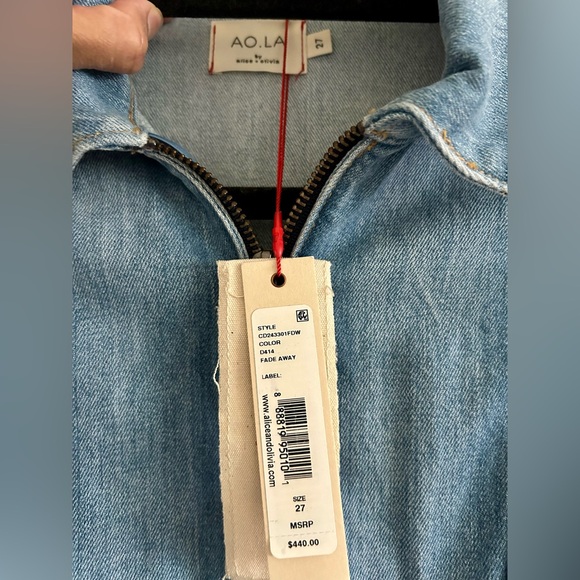 Alice and Olivia Denim Romper - Picture 9 of 9